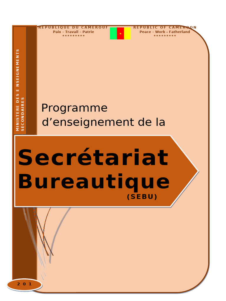 Programme de Secrétariat Bureautique | PDF | Informations | Clavier d ...