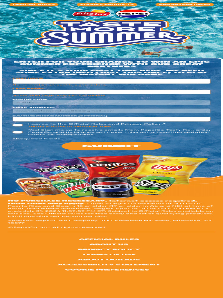 Summer Pepsi Contest Rules | PDF