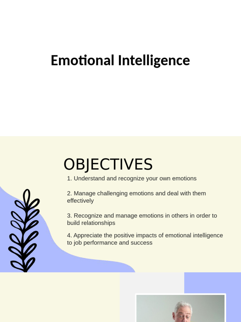 Mastering Emotional Intelligence Skills | PDF | Emotional Intelligence ...