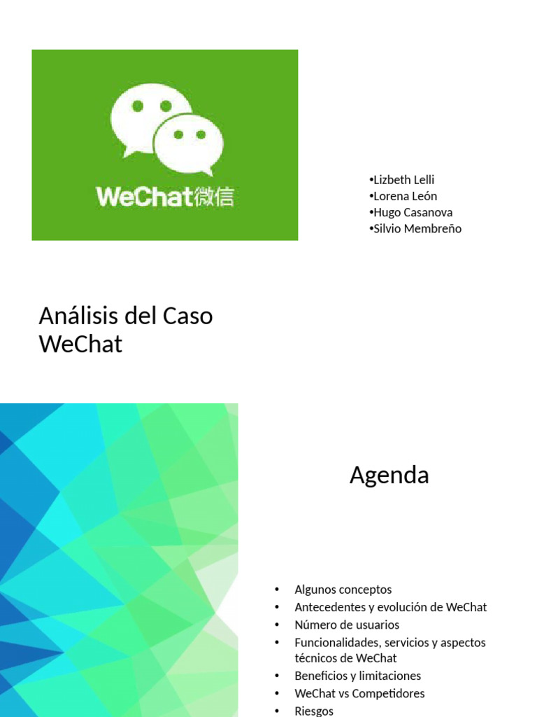 Análisis Integral de WeChat y su Futuro | PDF | Nosotros chateamos ...