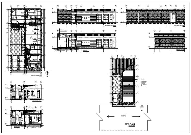 Architectural Floor Plan and Elevations | PDF | Tile | Brisbane