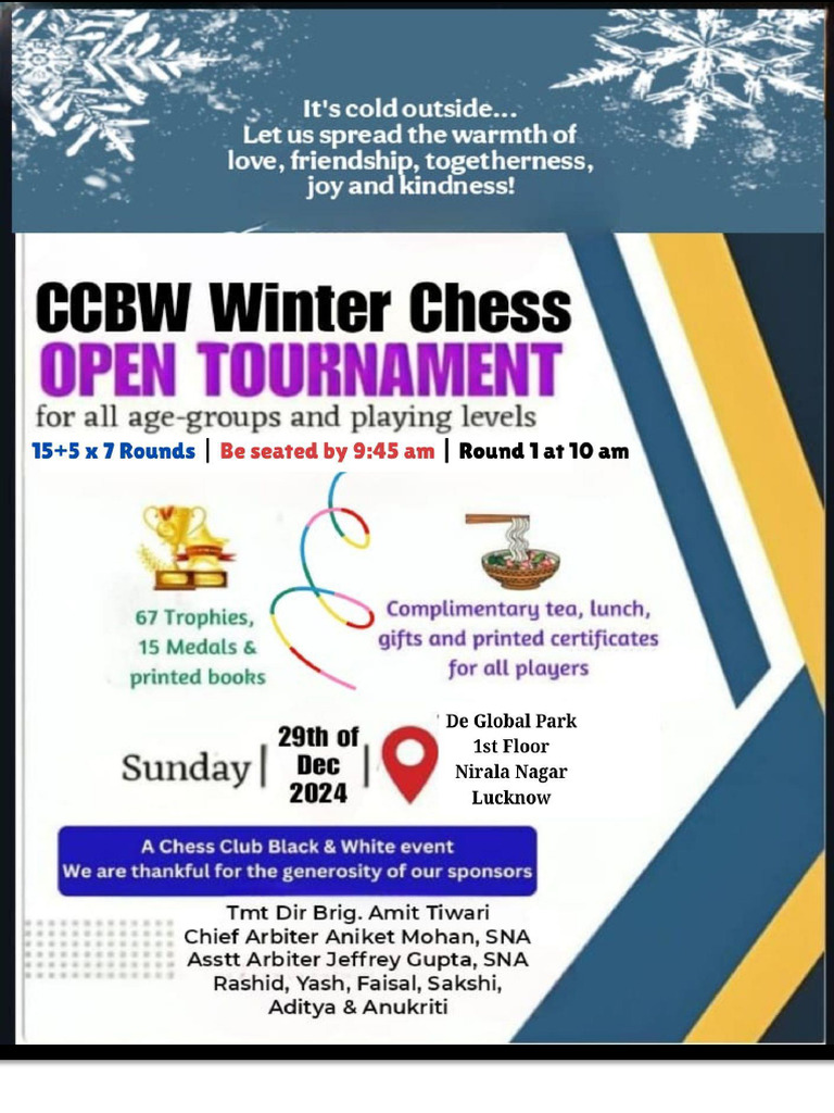 Chess Tournament Prize Guide | PDF | Chess | Traditional Board Games
