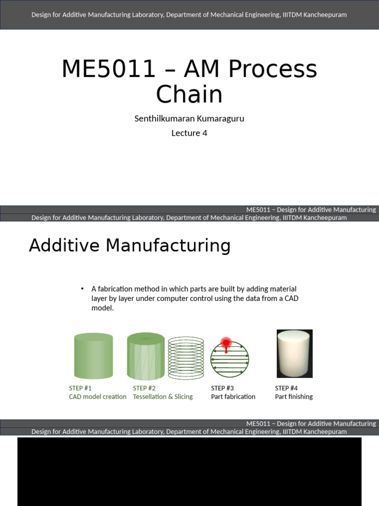 Additive Manufacturing Process Overview | PDF | 3 D Printing | Materials