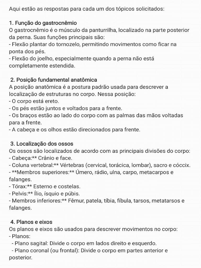 Exercícios Va2 Anat - 240924 - 141108 | PDF