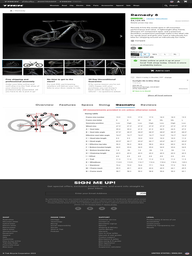 Trek Remedy 8 Mountain Bike Overview | PDF | Car | Land Vehicles