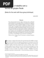 Artigo Grupo Focal - KIND