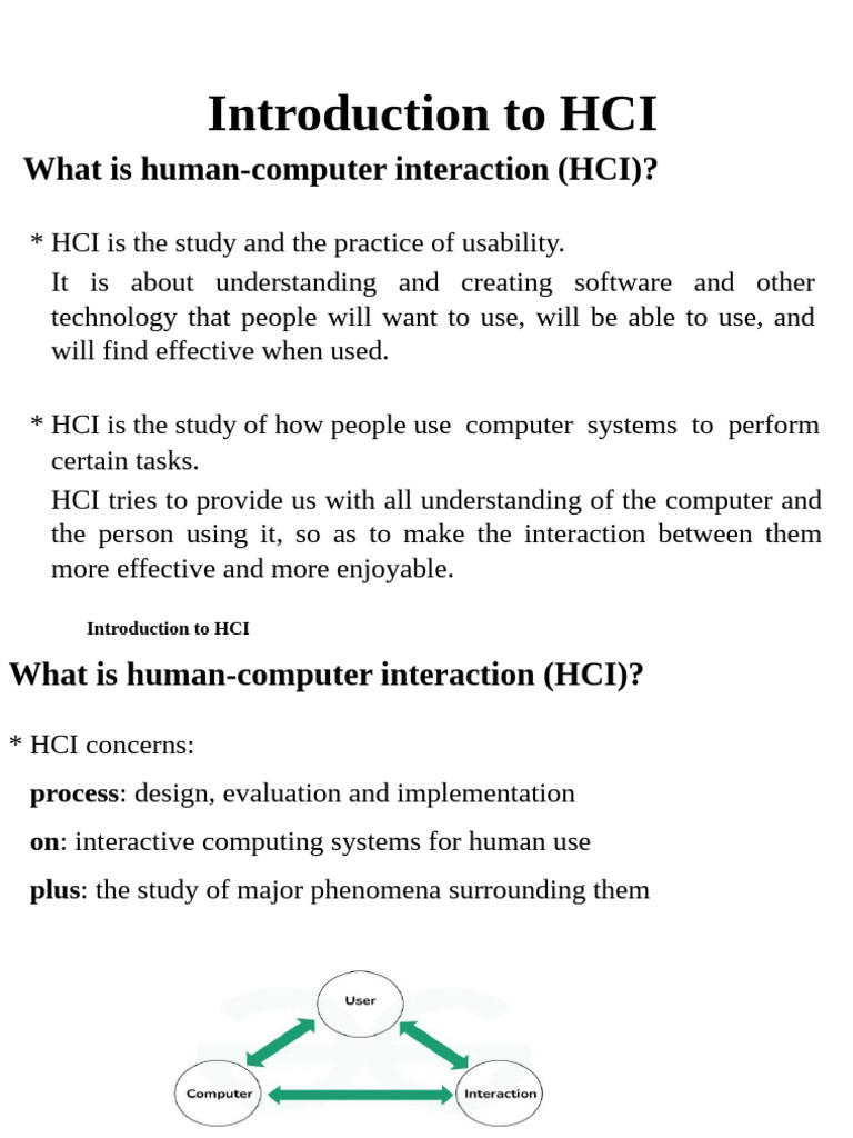 Understanding Human-Computer Interaction | PDF | Human–Computer ...