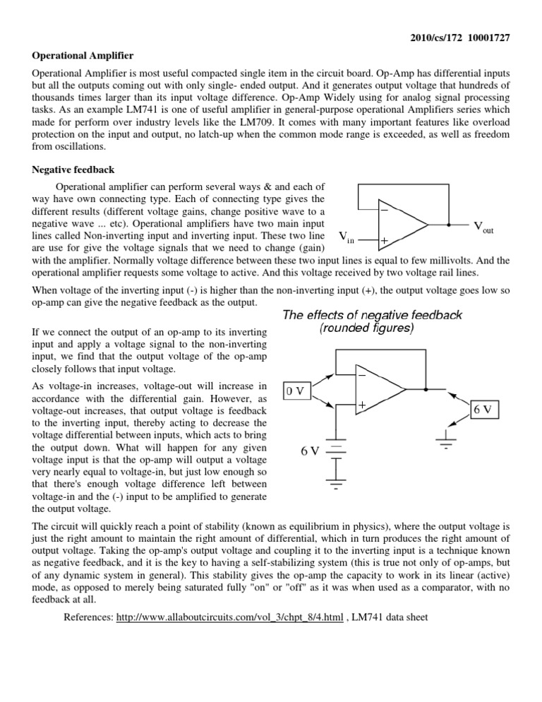 Understanding Operational Amplifiers | PDF | Operational Amplifier ...