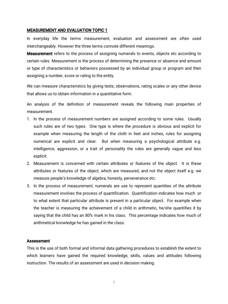 Educational Measurement And Evaluation Pdf