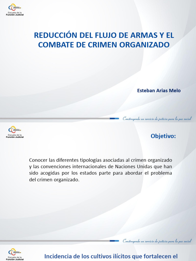 Crimen Organizado y Control de Armas | PDF | Comercio ilegal de drogas ...