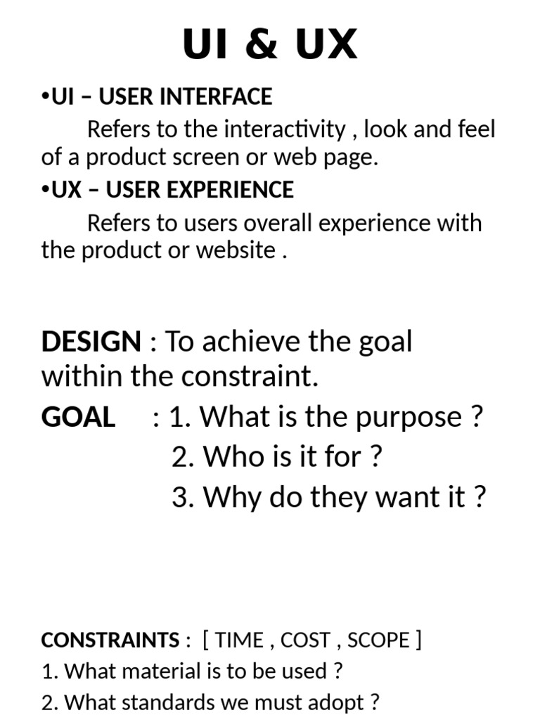 Ui and Ux | PDF | Design Thinking | Brainstorming