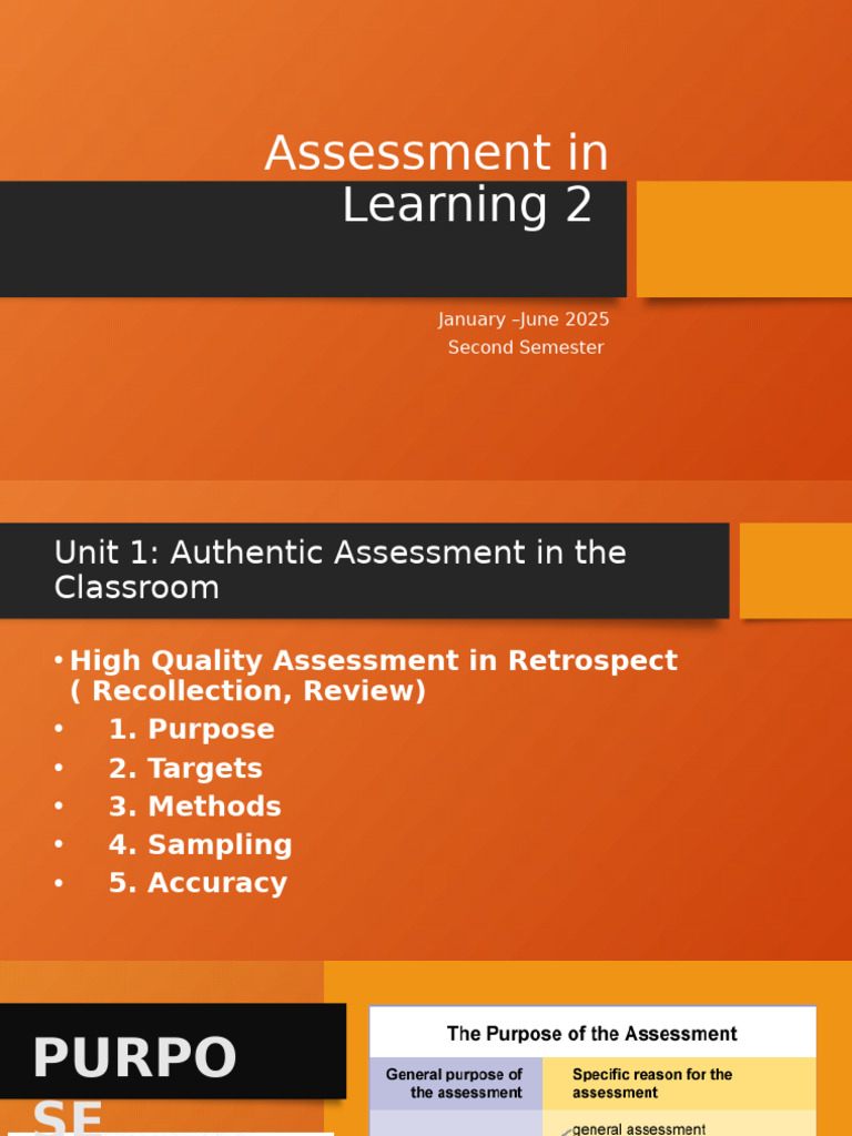 Authentic Assessment Methods in Education | PDF | Learning ...
