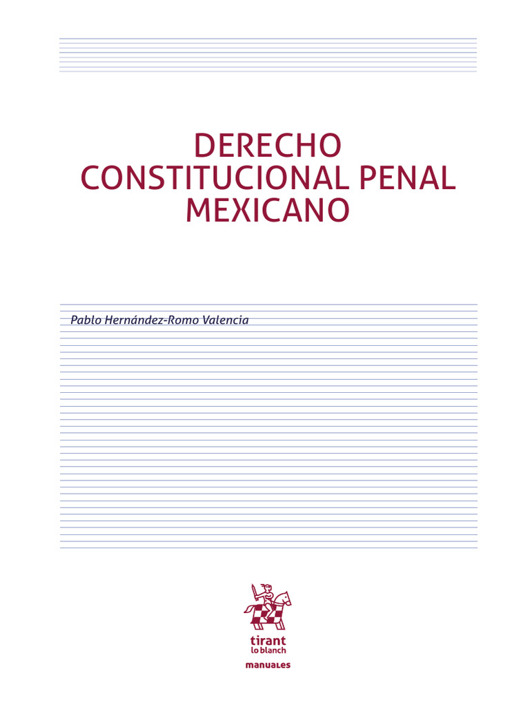 Derecho Constitucional Penal en México | PDF | Debido al proceso | Castigos
