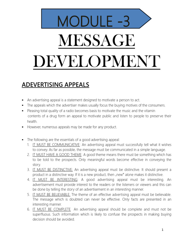 MODULE-3 | PDF | Mass Media | Advertising