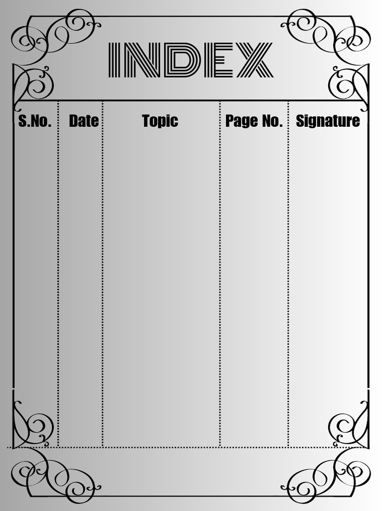 INDEX | PDF