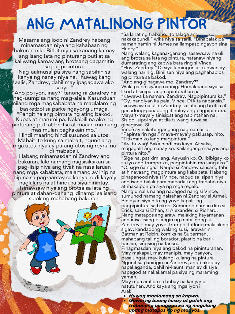 Ang Matalinong Pintor | PDF