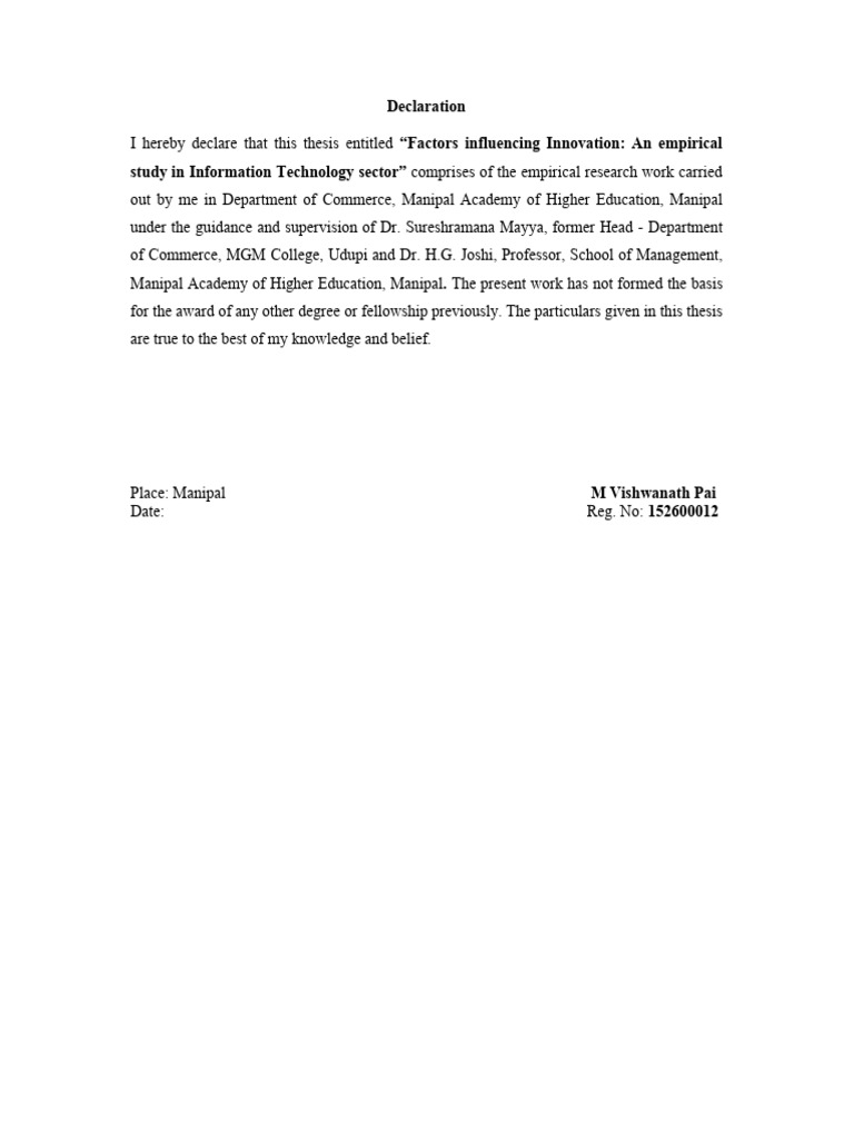 04 Declaration | PDF