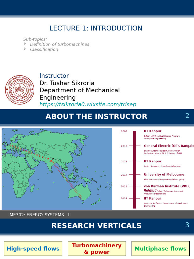 Lecture 1 Delivered | PDF | Turbomachinery | Energy Technology