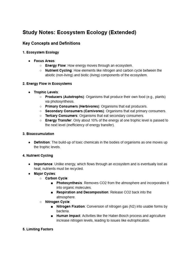 Week 6 Lecture 1 | PDF | Ecosystem | Food Web