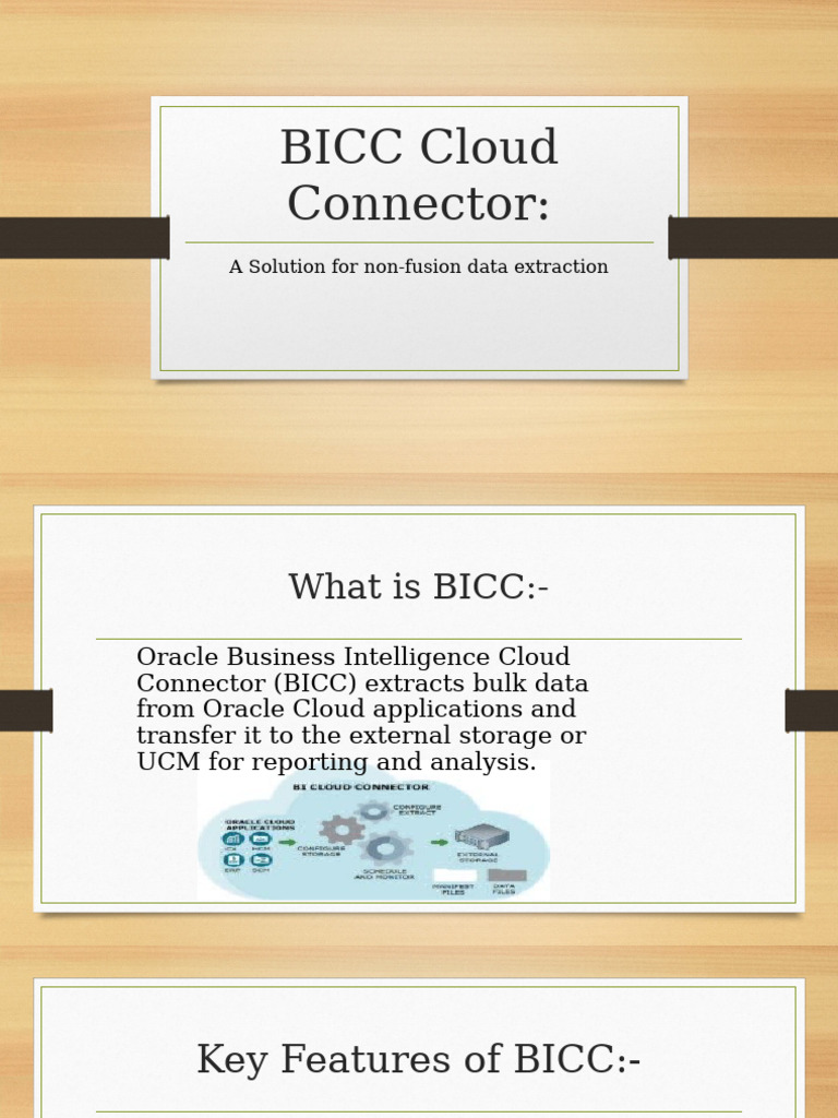 BICC: Oracle Cloud Data Extraction Guide | PDF | Cloud Computing ...