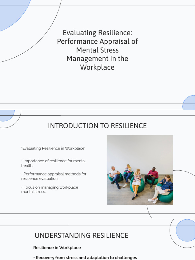 Slidesgo Evaluating Resilience Performance Appraisal of Mental Stress ...