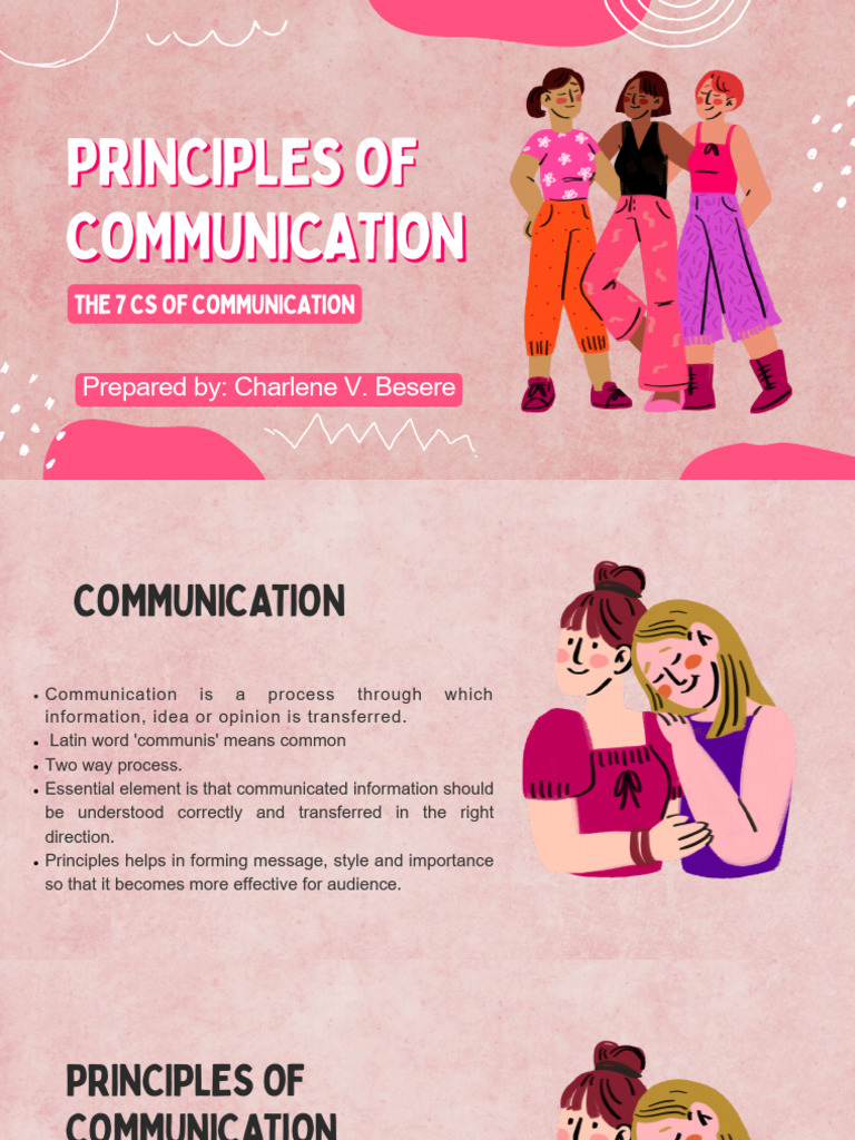 Pink Illustrated Effective Communication Presentation - 20240915 ...