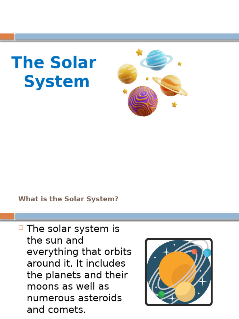 What Is The Solar System | PDF | Solar System | Planets