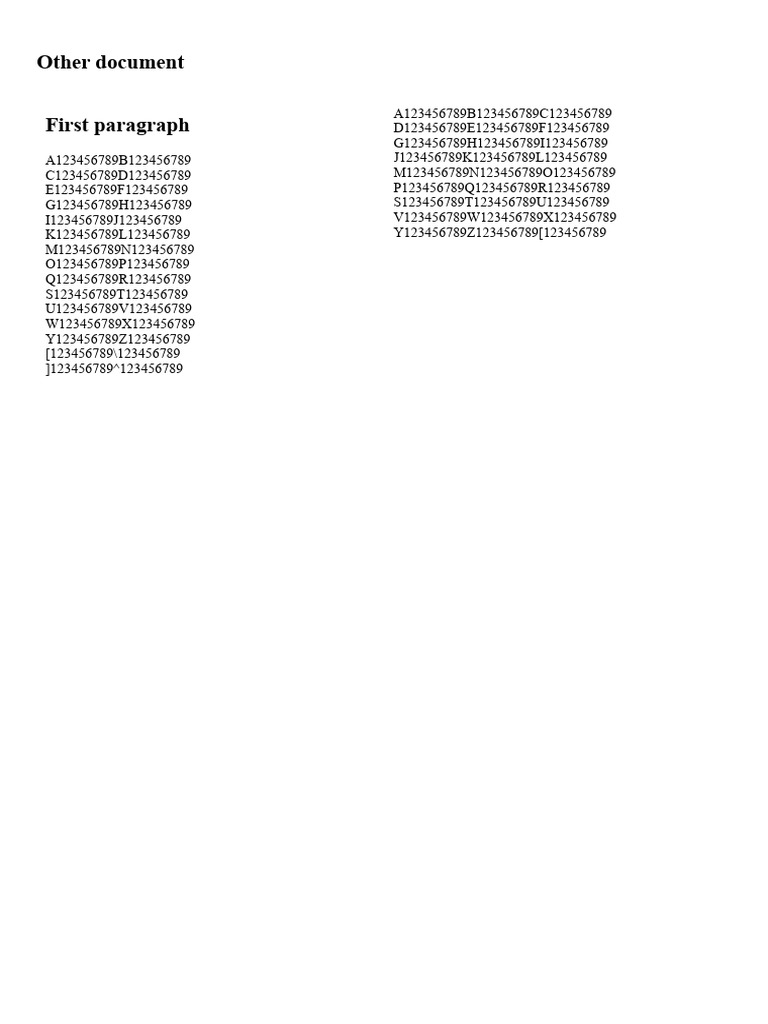 Document Overview and Data Summary | PDF