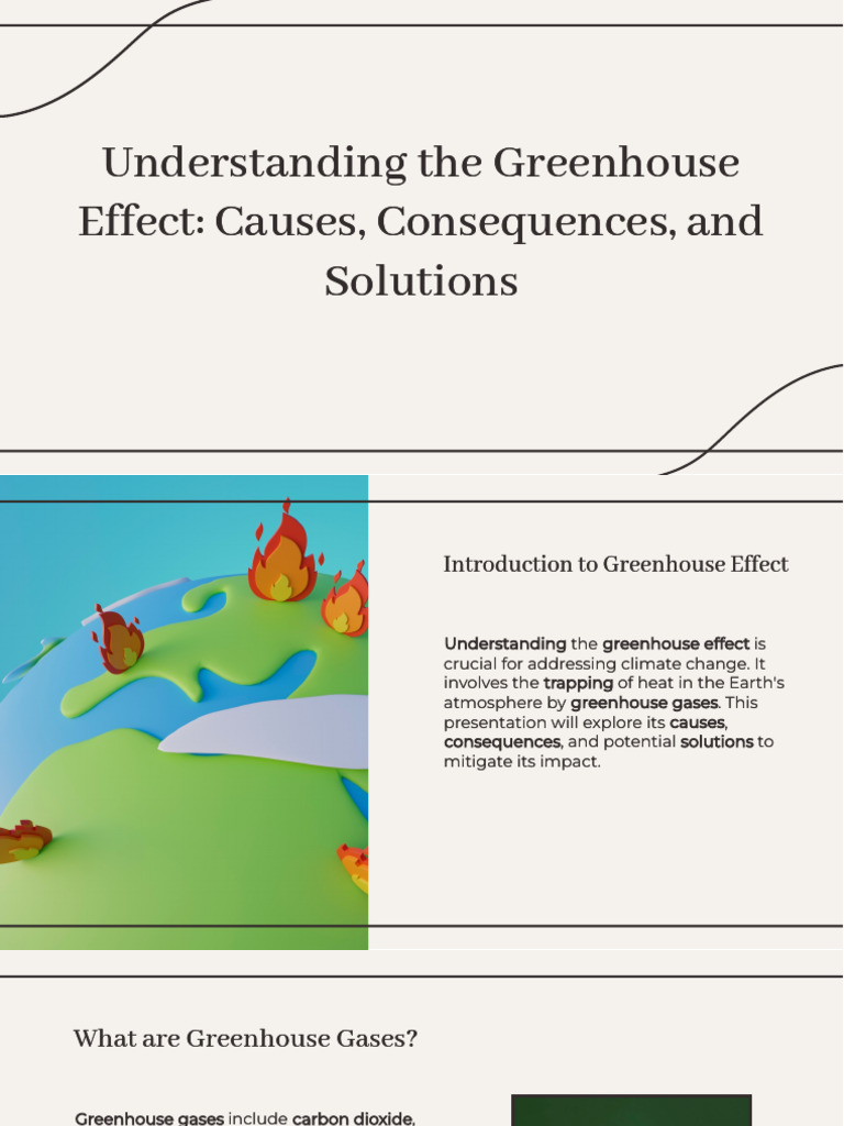 Slidesgo Understanding The Greenhouse Effect Causes Consequences and ...