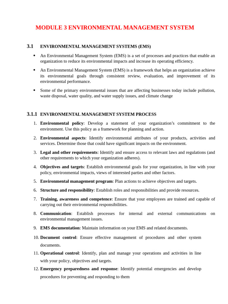 Environmental Management Systems Guide | PDF | Recycling | Waste