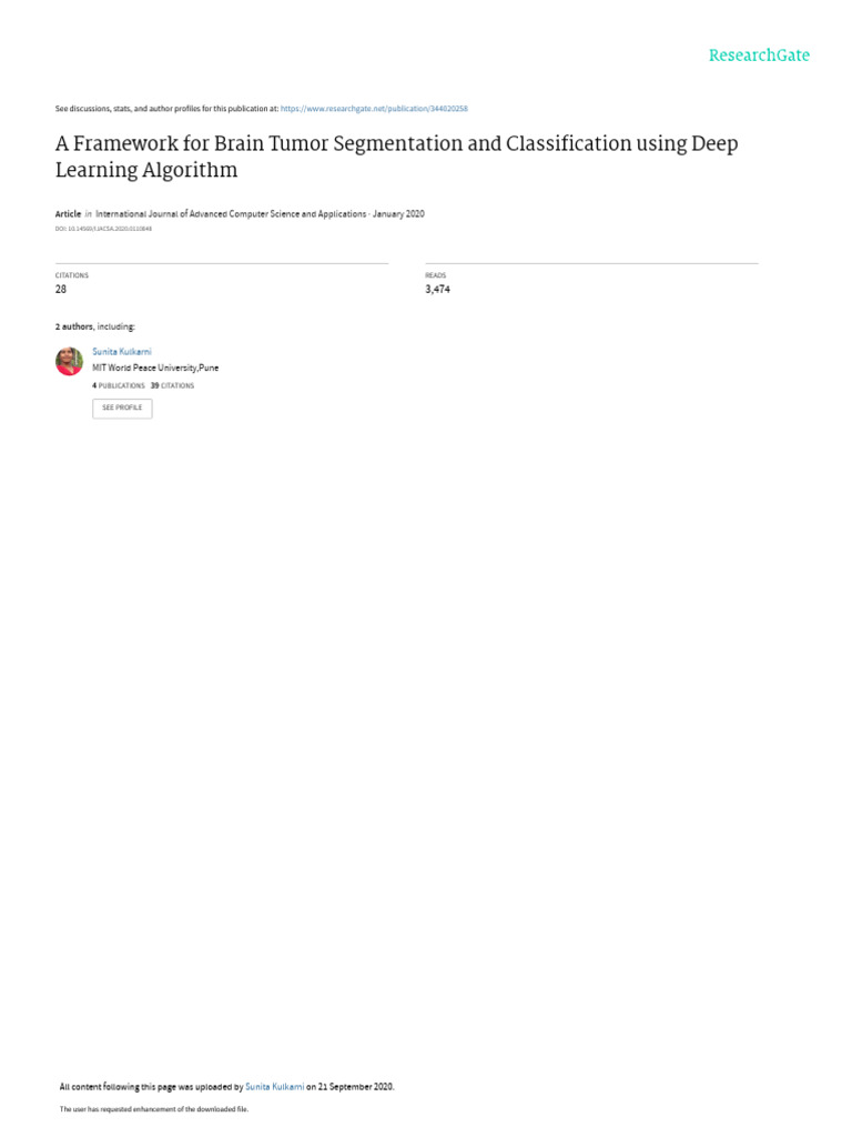 Brain Tumor Segmentation with Deep Learning | PDF | Image Segmentation ...