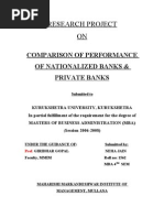 Download Comparison of Performance of Nationalized Banks Private Banks by Vikash Bhanwala SN81825576 doc pdf