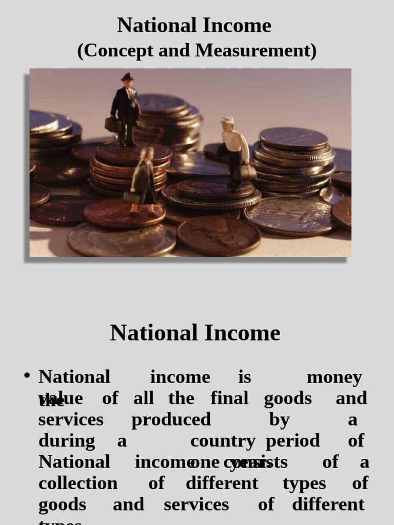 Understanding National Income Concepts | PDF | Gross Domestic Product ...