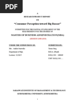 Download Consumer Perception Toward Big Bazaar by Vikash Bhanwala SN81825649 doc pdf
