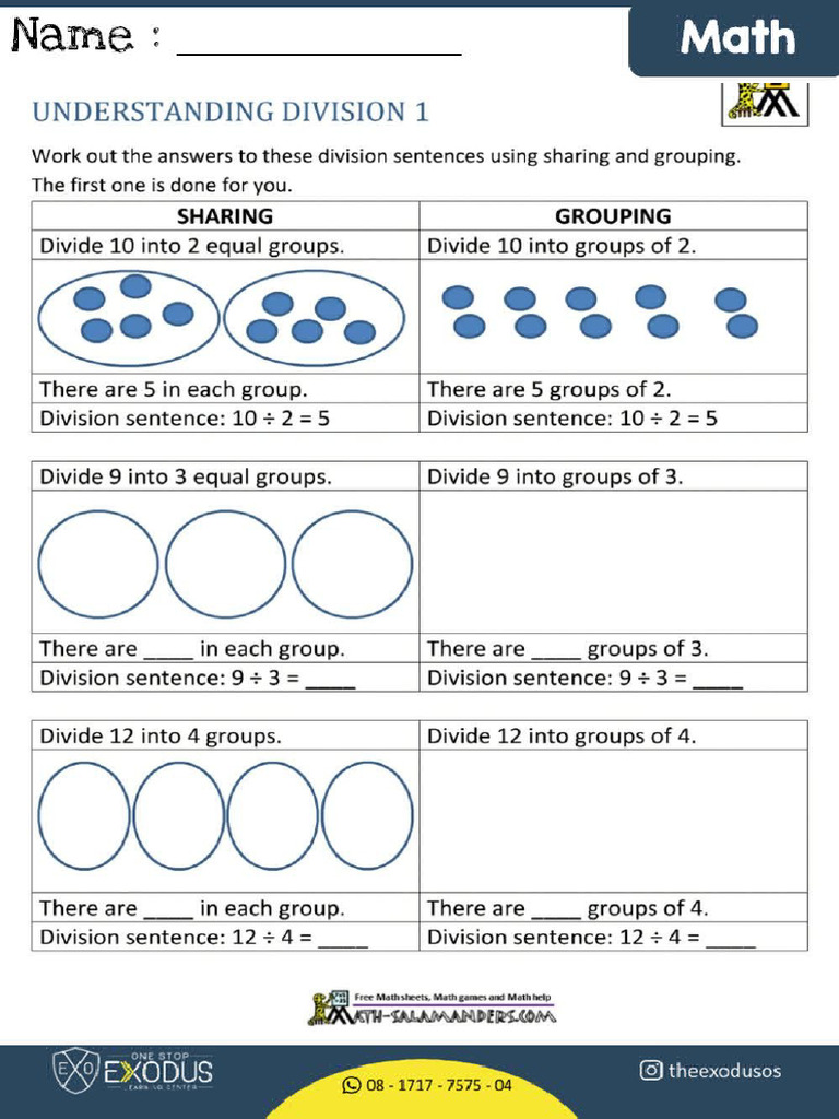 Gr1 Math1 Division Pdf