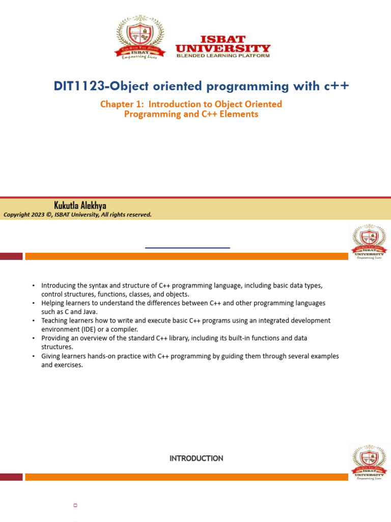 C++ Object-Oriented Programming Basics | PDF | C++ | Object Oriented ...