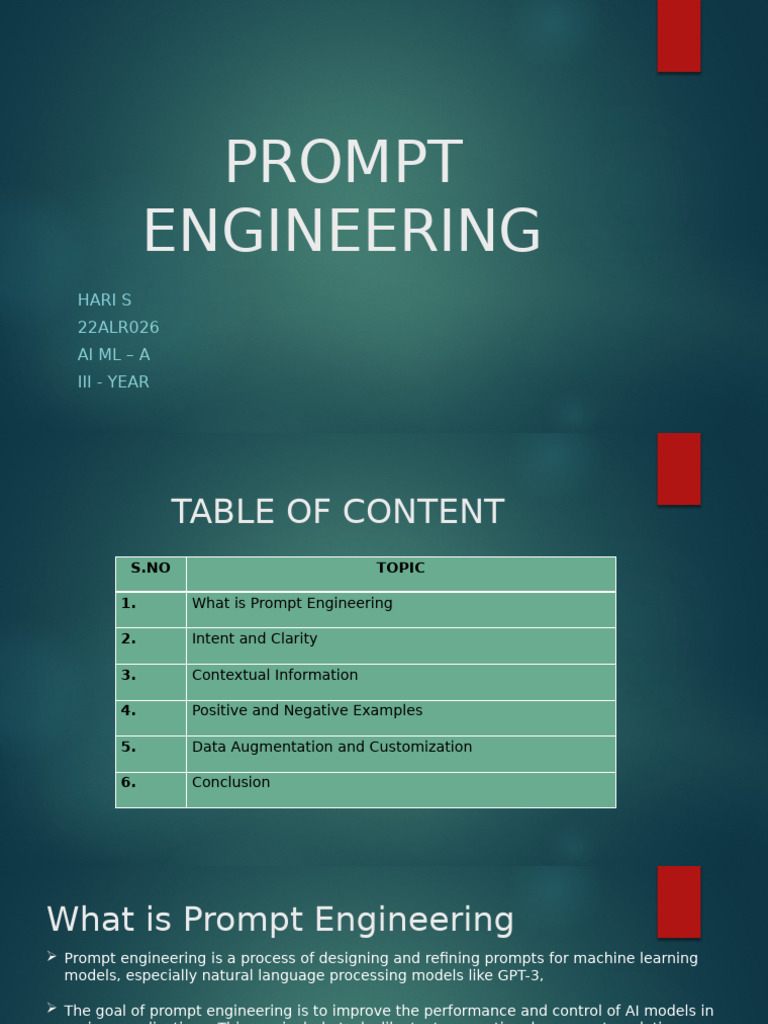 Prompt Engineering Pdf Machine Learning Artificial Intelligence