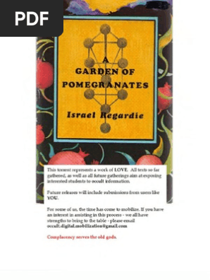 A Garden Of Pomegranates Israel Regardie Hermetic Qabalah Kabbalah