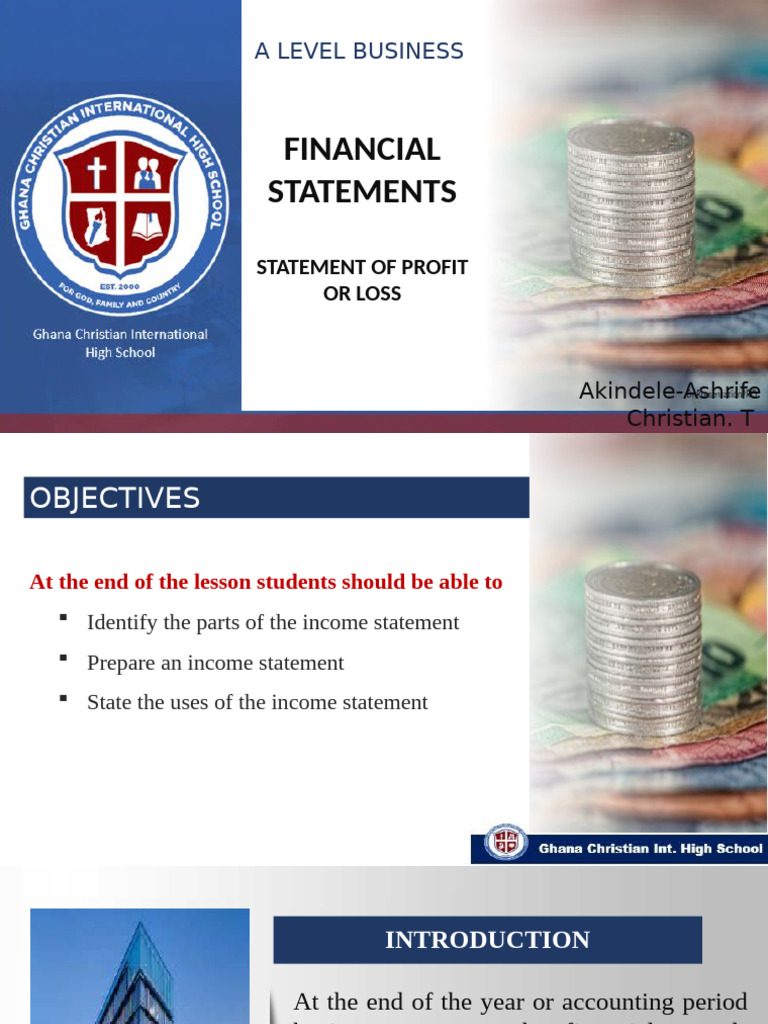 Understanding Income Statements and Uses | PDF | Net Income | Dividend