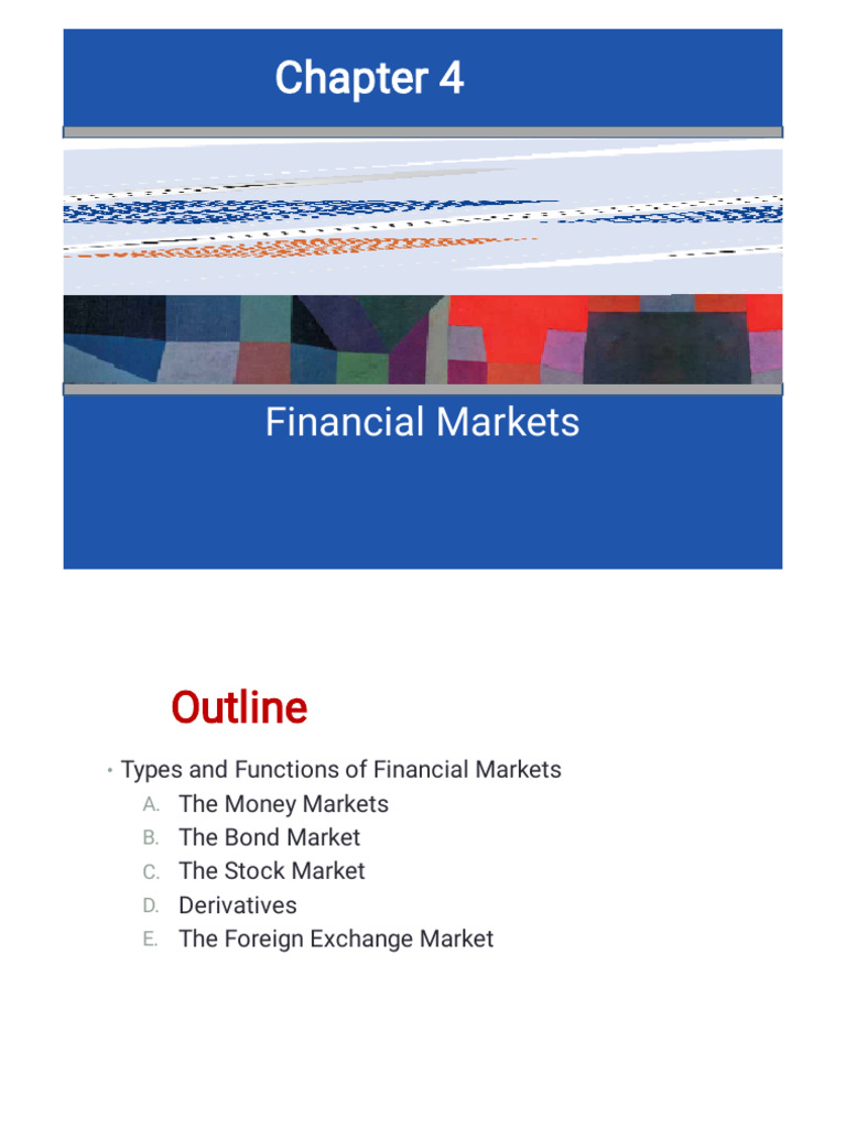 Overview of Financial Markets and Instruments | PDF | Bonds (Finance ...
