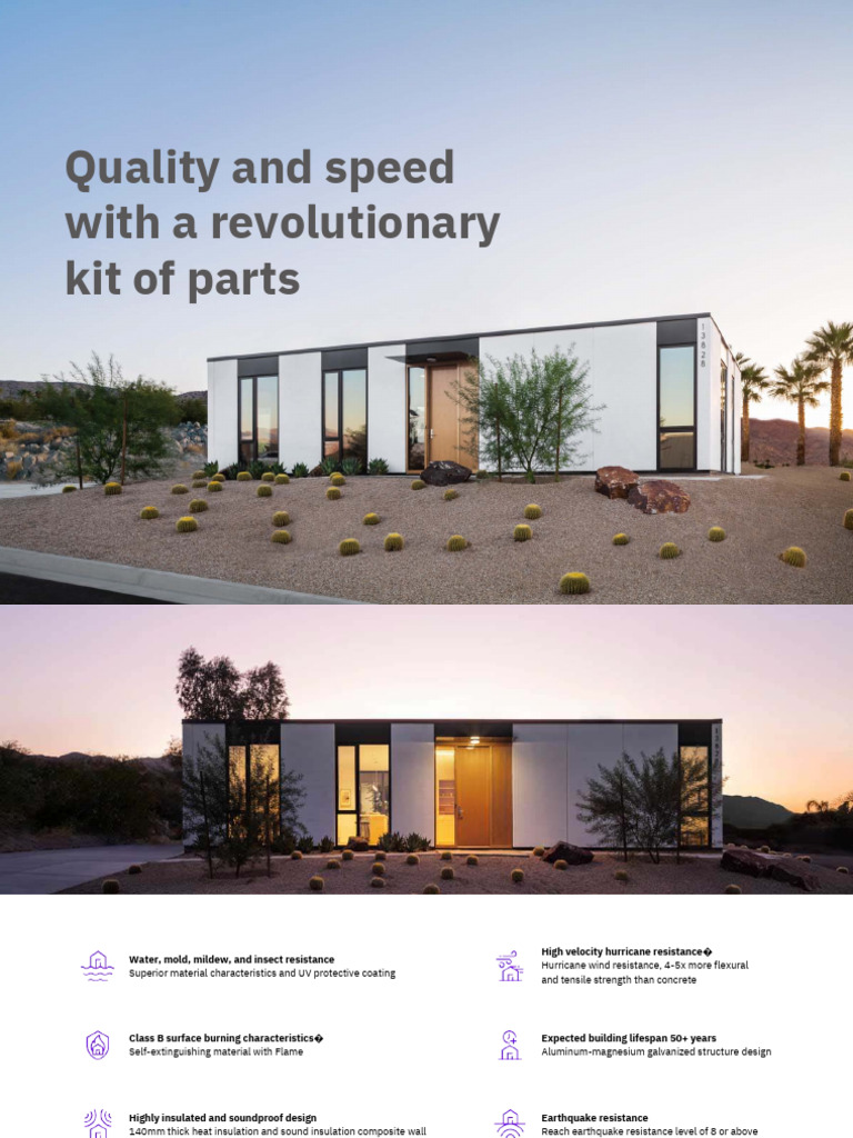 Quality and Speed With A Revolutionary Kit of Parts | PDF