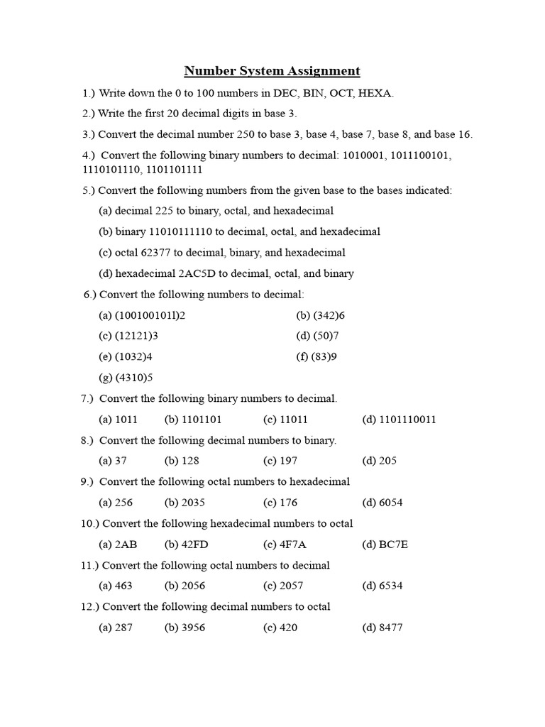Convert 12121 from Base 3 to Decimal | PDF