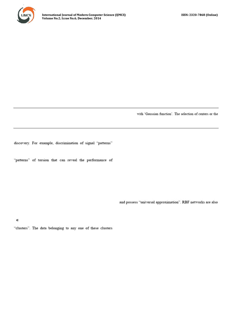 An Investigation On Pattern Classification and Recognition by Using ...