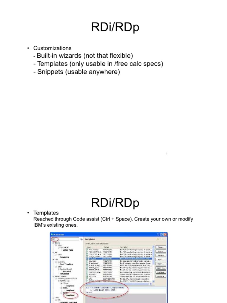 IBM RDI Documentation and Tutorials | PDF