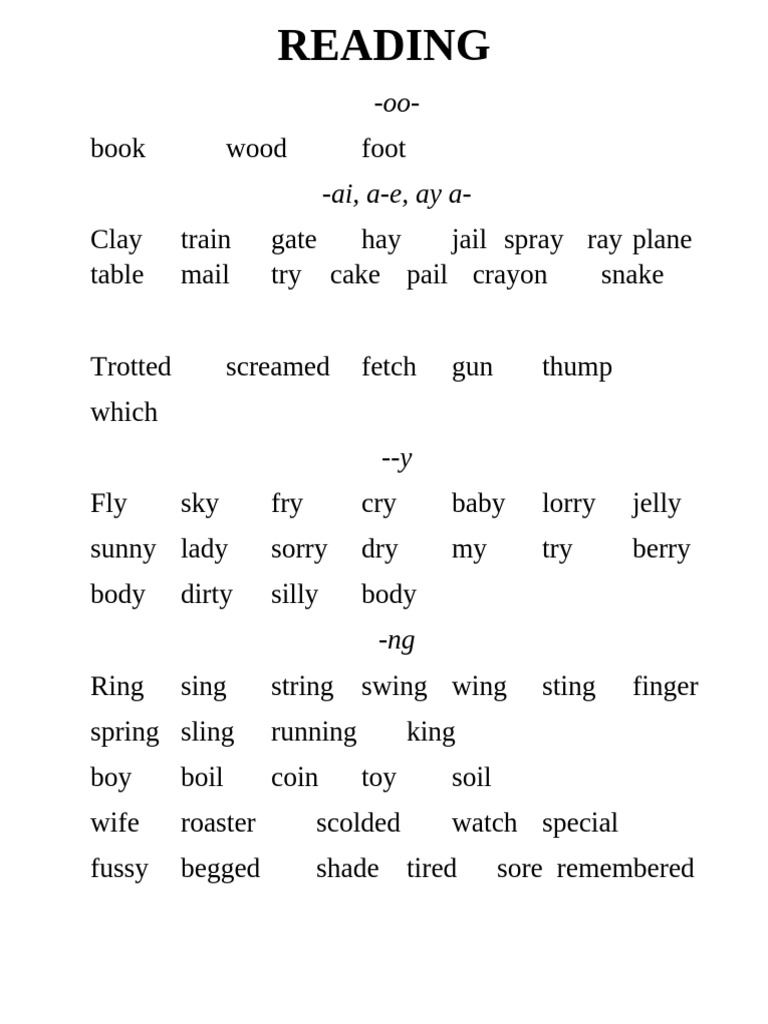 GRD 2 ENGLISH READING | PDF