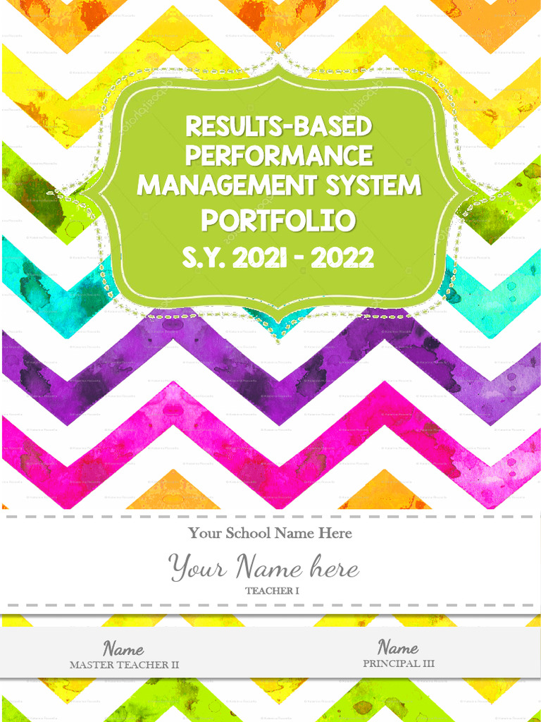 Teacher Performance Management Portfolio | PDF | Learning | Educational ...