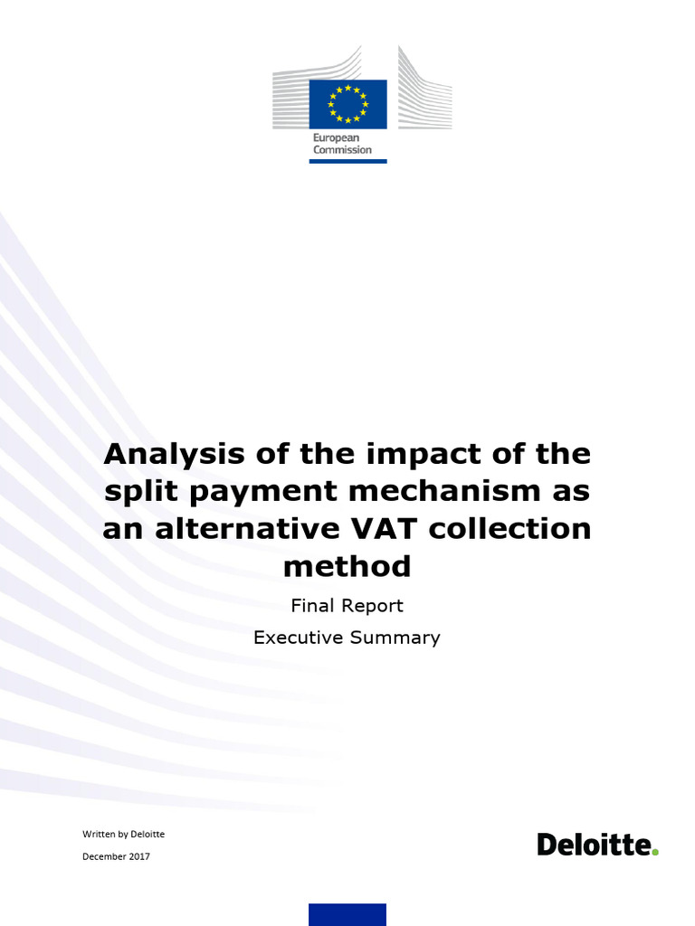 Split Payment Mechanism for VAT Analysis | PDF | Value Added Tax | Taxes
