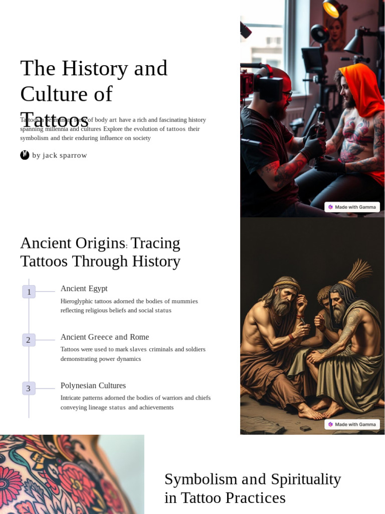 The Rich History of Tattoos Explained | PDF | Tattoo | Identity (Social ...