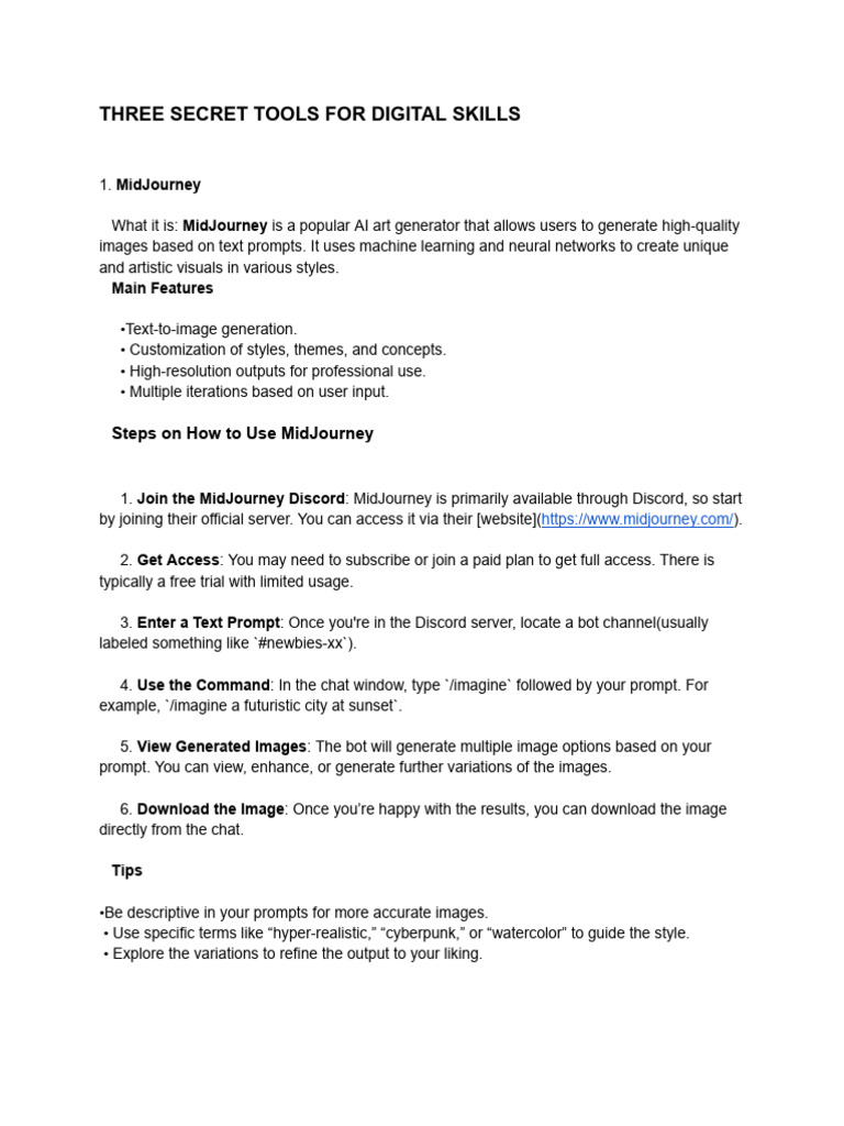 Three Secret Tools For Digital Skills | PDF | Speech Synthesis | Editing