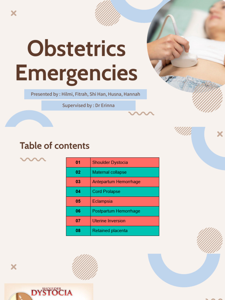 Obstetrics Emergencies 2 | PDF | Childbirth | Heart
